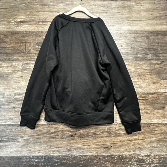 Reebok Black Crewneck Sweatshirt with Logo Design Boys L 10/12 - Picture 2 of 5
